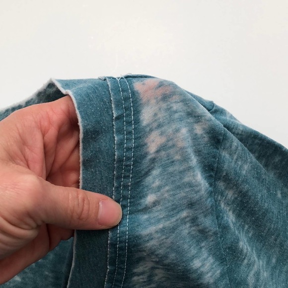 Chaser Burnout Long Sleeve Tee Teal Small - Picture 4 of 10